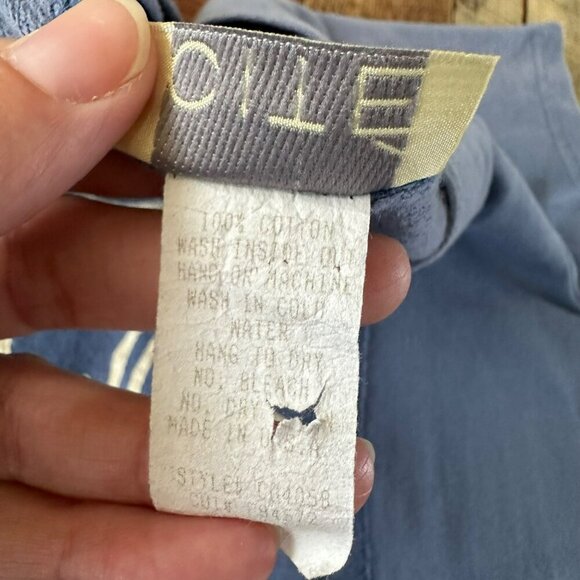 Cute Blue Cat Dress With Graphic Print By Citiknits - Size M - Picture 9 of 14